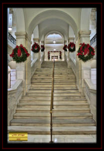 Arkansas State Capitol Building Stairway 3