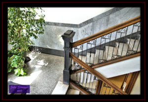 Armstrong County Courthouse Claude Texas Interior Stairway 1