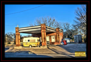 Bolin Gulf Oil Gas Station  1920s Bankhead Highway Mount Vernon TX