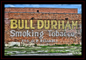 Bull Durham Ghost Sign Giddings Texas