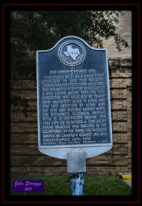 Cameron County Jail 1912 Historical Marker