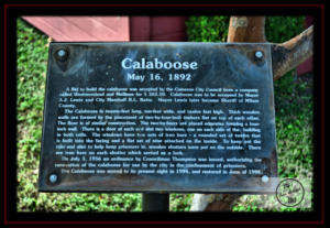 Cameron Texas Calaboose Sign