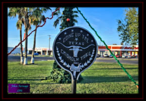 Chisolm Trail Marker Donna Texas