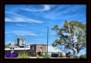 Claude Texas Railroad Crossing Lumber Yard Sawmill