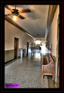 Collingsworth County Courthouse Interior Hallway