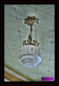 Collingsworth County Courthouse Light Fixture