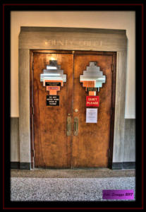 Collingsworth County Courtroom Entrance
