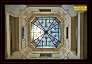 Cooke County Courthouse Center Skylight Gainesville Texas