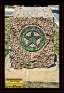 Cooke County Texas Centennial Marker Gainesville at Moffett Park