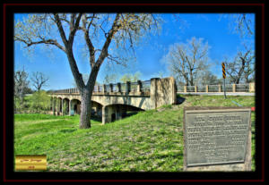 Cooke County Texas Elm Creek Bridge 1938 Gainesville