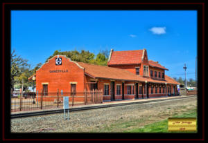 Cooke County Texas Santa Fe Passeger Depot Gainesville Texas