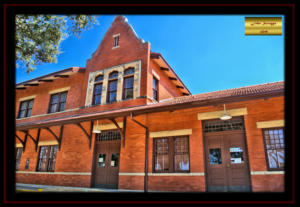 Cooke County Texas Santa Fe Passeger Depot Gainesville Texas 2