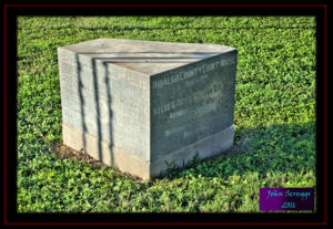 Cornerstone from the 1910 Hidalgo County Courthouse