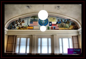 Courtroom Mural (On Rear Wall)