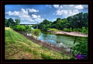 Fishermans Park in Bastrop, on the Bank of the Colorado River.