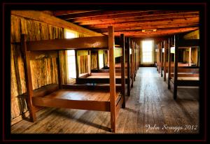 Enlisted Sleeping Area in the Barracks