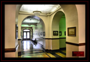 Bastrop County Courthouse Interior Corridors