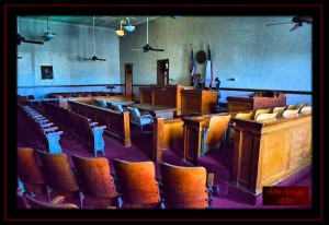 District Courtroom Bastrop County Courthouse