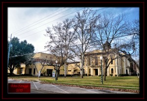 Bastrop County Courthouse, South Addition and 2004 Annex (R to L)