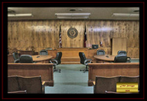Duval County Texas Courthouse Courtroom1