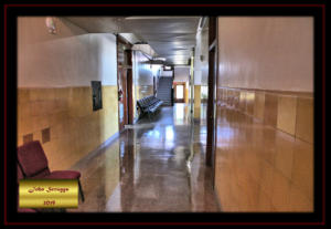 Duval County Texas Courthouse First Floor Hallway