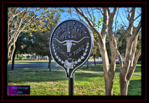 Edinburg Texas Chisolm Trail Marker