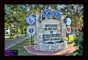 Edinburg Texas Welcome Sign