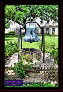 Falls County Texas 1888 Courthouse Bell and Cornerstone