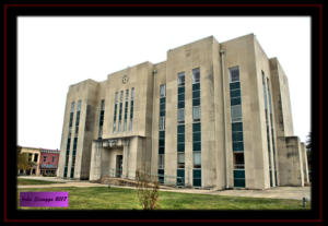 Fannin County Courthouse 1965 Bonham Texas 2