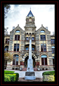 Fayette County Courthouse and Dawson Monument