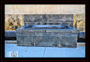 Guadalupe County Courthouse Sequin Texas Water Fountain