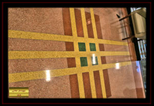 Guadalupe County Courthouse Texas Hallway Floor Detail