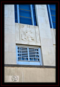 Guadalupe County Texas Courthouse Justice Carving