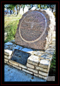 Guadalupe County Texas Seguin Cattle Trail to Kansas Monument