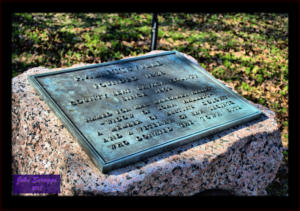 Hallettsville Centennial Marker Placque