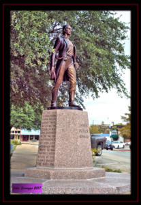 James Butler Bonham Statue Fannin County Bonham Texas 1