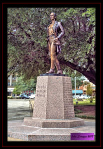 James Butler Bonham Statue Fannin County Bonham Texas 2