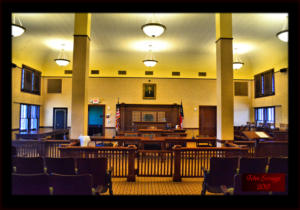 Kenedy County Courthouse Texas Courtroom