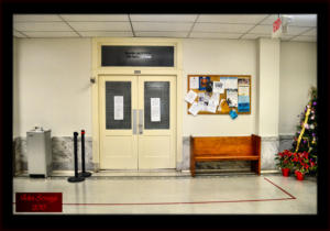 Kleberg County Texas Courthouse District Courtroom Entry