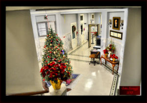 Kleberg County Texas Courthouse Hallway