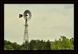 LBJ National Grassland Operating Windmill