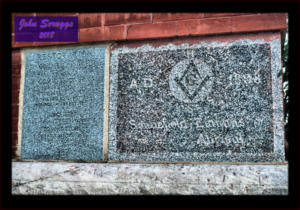 Lee County Courthouse Texas Restoration 1982 Cornerstone
