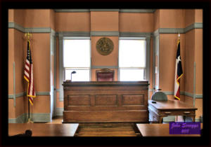Lee County Texas Courthouse Courtroom Bench