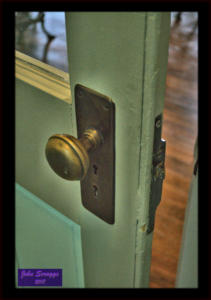 Lee County Texas Courthouse Interior Door