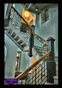 Lee County Texas Courthouse Stairs 1st Floor