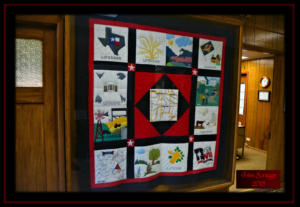 Lipscomb Quilt Displayed in the Courthouse