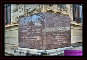 Milam County Courthouse Cornerstone