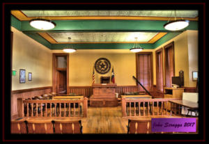 Milam County Courthouse County Courtroom