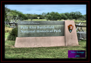 Palo Alto Battlefield National Historical Park Sign