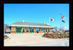 Railroad Depot and Museum Mineola Texas Front